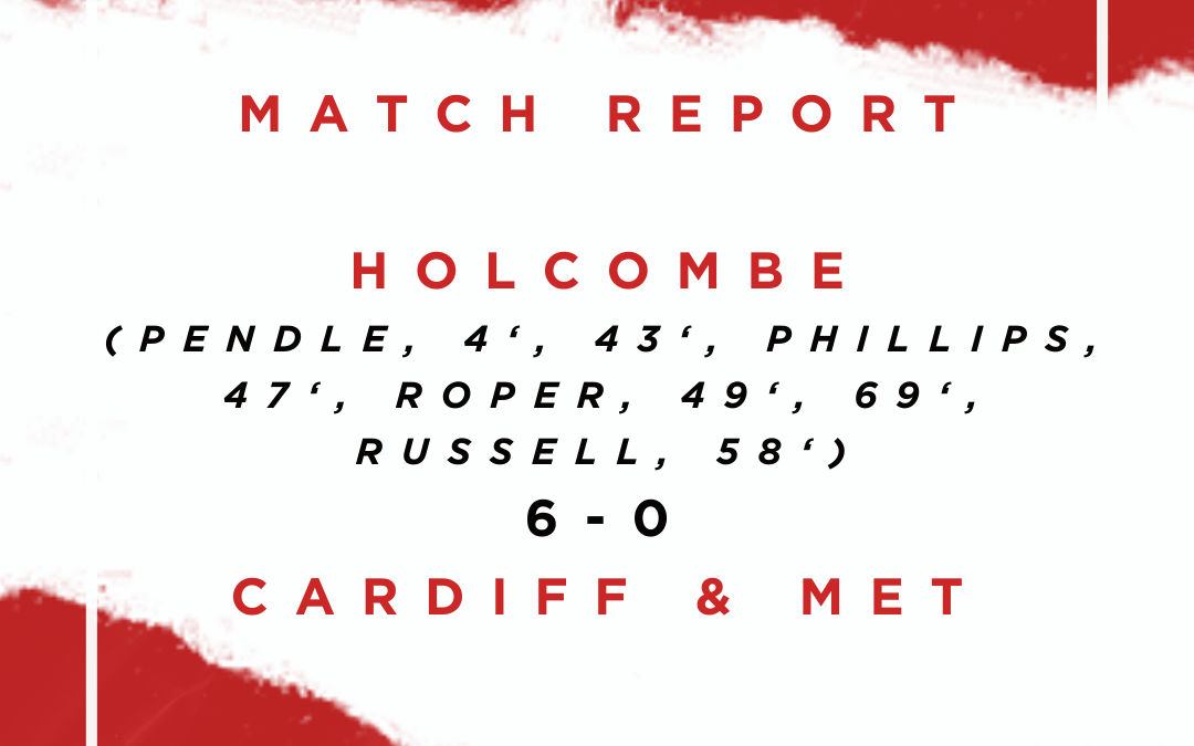 Match report – M1s 6-0 Cardiff & Met (Premier Division, 11th November, 2023)
