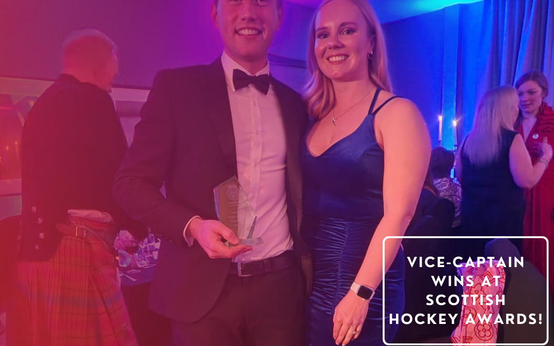 Rob Field wins International Player of the Year (Sponsored by QTV) at Scottish Hockey Awards